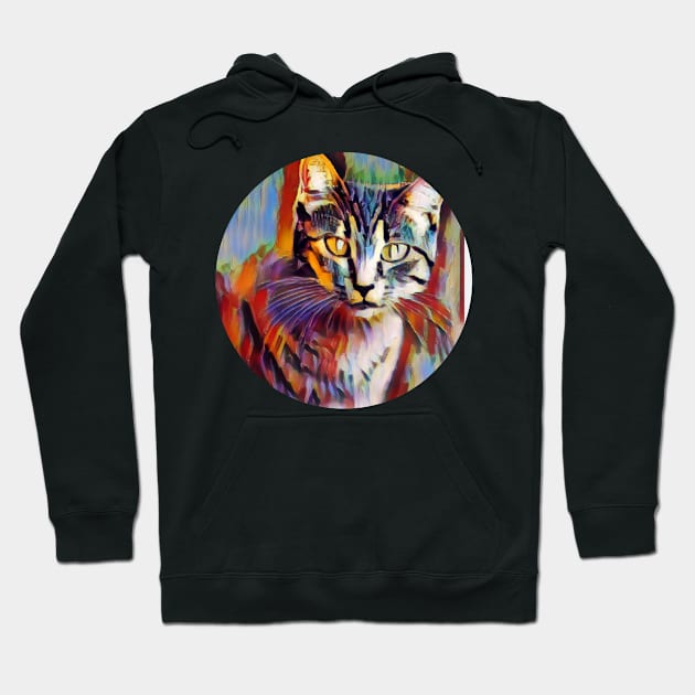 Agile floppy cat Hoodie by GoranDesign